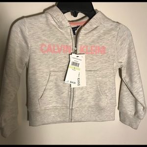 Calvin Klein sweater girl